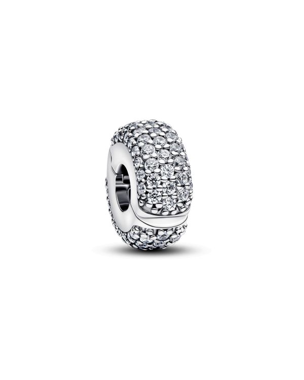 Pandora - Zirkonia Clip Charm Silber 925 - Pandora Moments