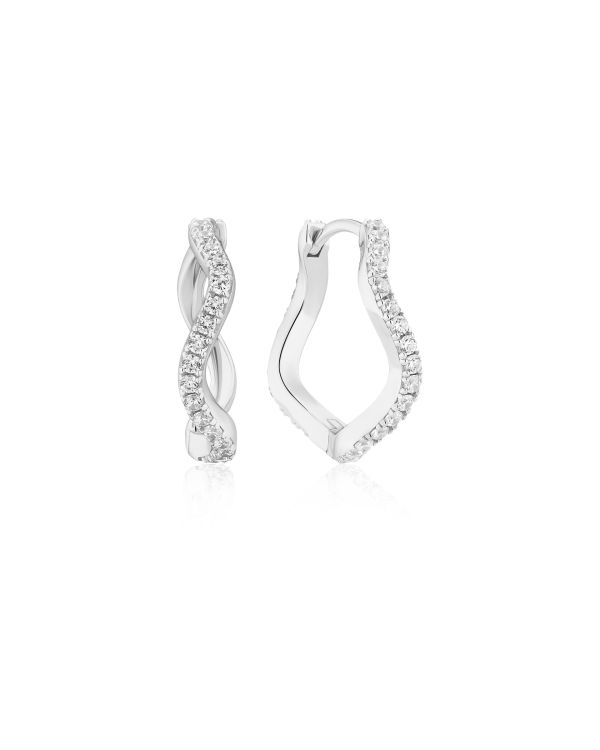 SIF Jakobs Créoles Zirconia Argent 925 - Ellera