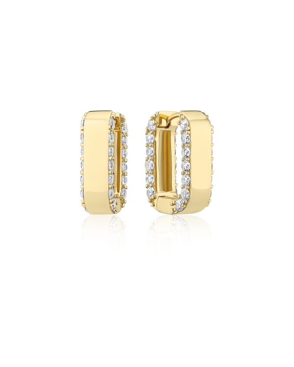 SIF Jakobs Créoles Zirconia Argent 925 - Maratea
