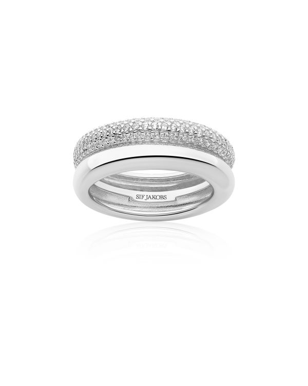 SIF Jakobs - Zirkonia Ring Silber 925 - Carrara