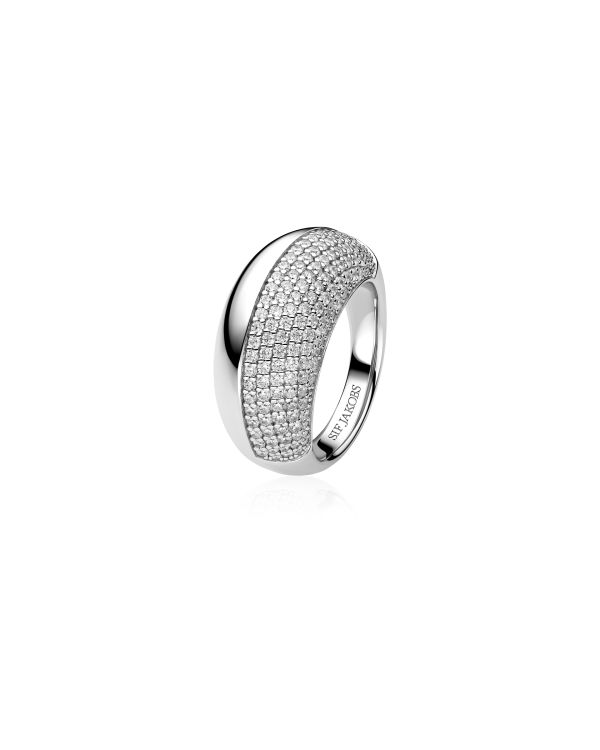 SIF Jakobs - Zirkonia Ring Silber 925 - Fasano