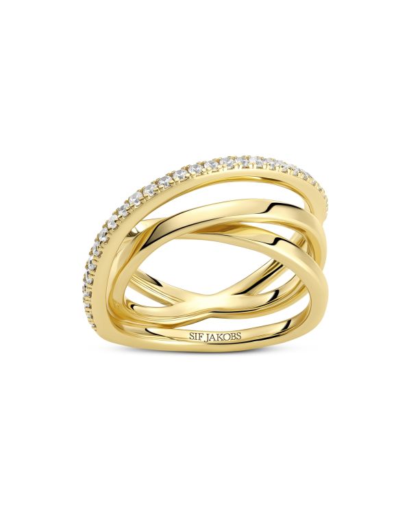 SIF Jakobs - Zirkonia Ring Silber 925 - SPIRALE