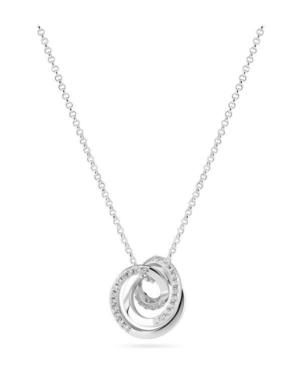 SIF Jakobs - Zirkonia Halskette Silber 925 - SPIRALE