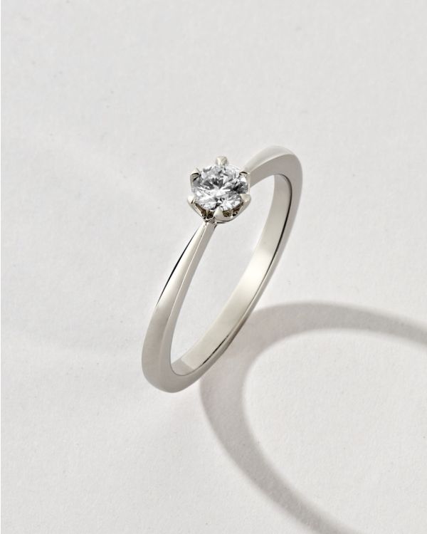 Ring Diamant 0.23 ct Gold 18 Carat - CLASSIC Diamonds