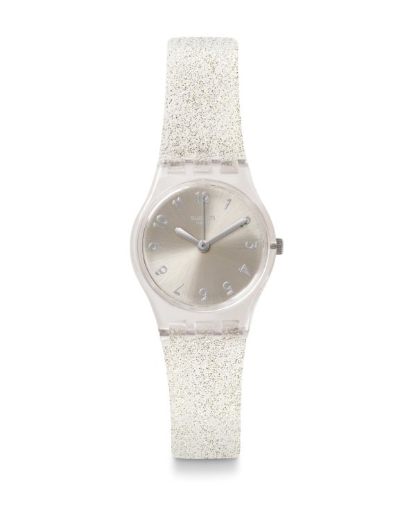 Swatch Uhr, Swissmade - Lady Silver Glistar Too