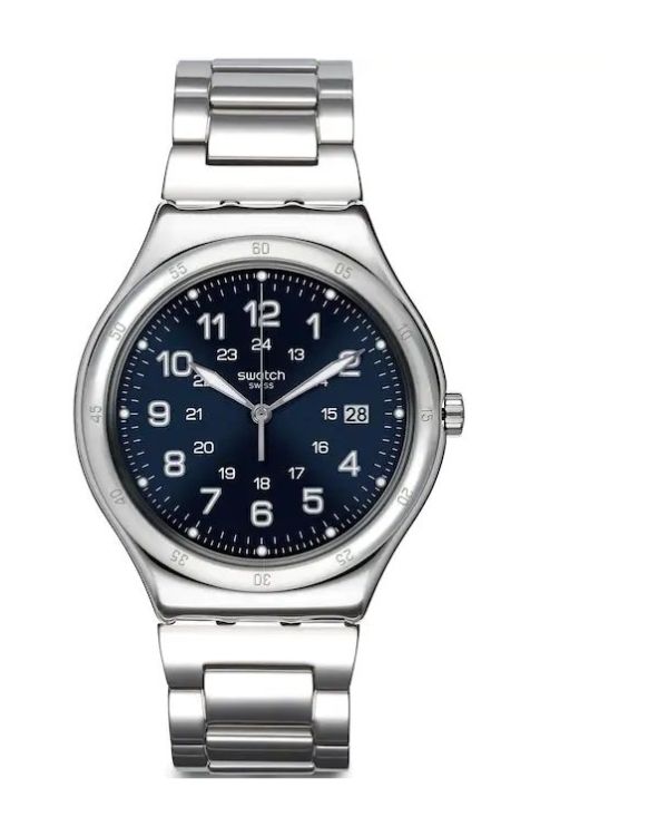 Swatch Analog-Uhr, Swissmade - Blue Boat Irony Big Classic