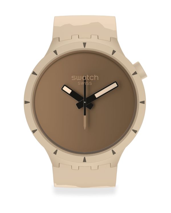 Swatch Analog-Uhr, Swissmade - Big Bold Bioceramic: Desert