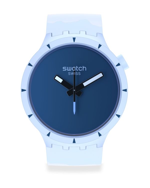 Swatch Analog-Uhr, Swissmade - Big Bold Bioceramic: Arctic