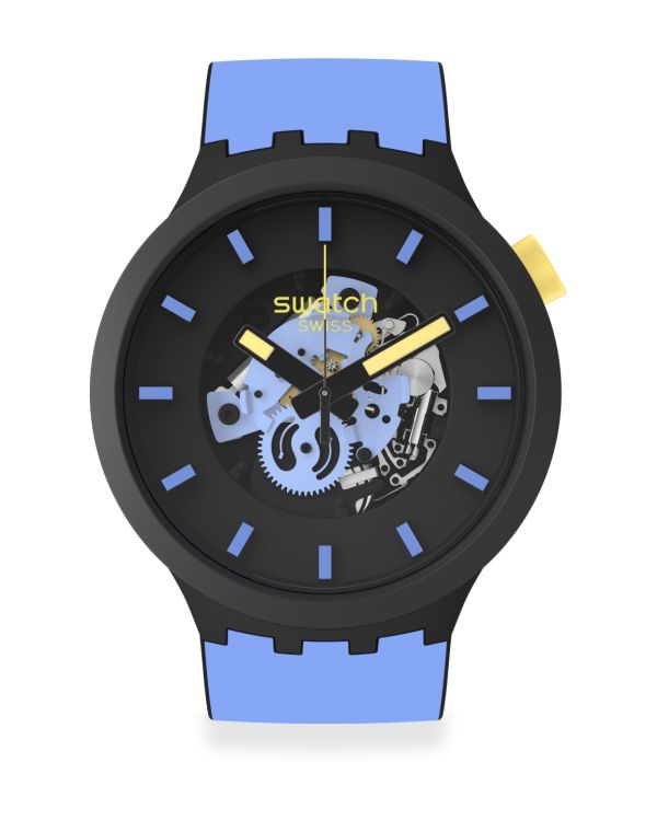 Swatch Analog-Uhr - Big Bold Bioceramic: Travel By Day