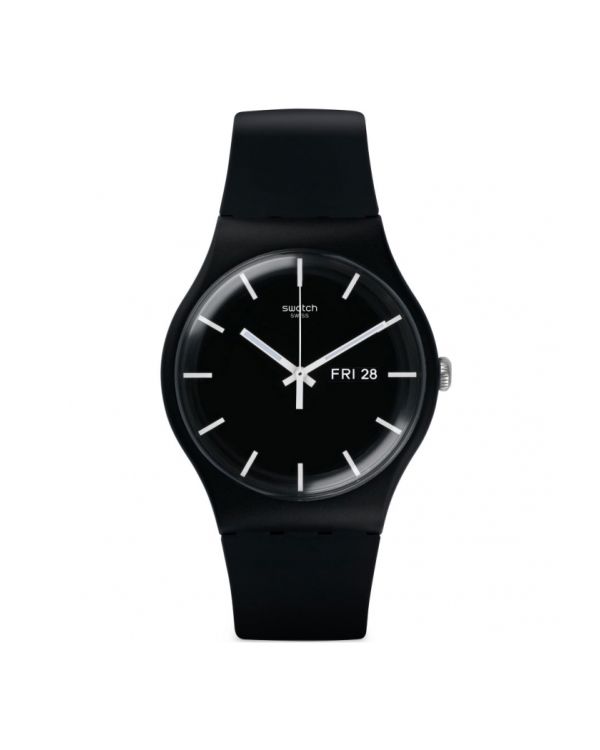 Swatch Montre analogique, Swissmade - Mono Black New Gent
