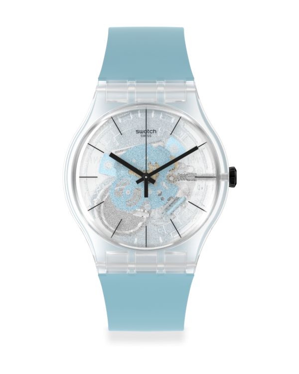 Swatch Analog-Uhr - Original New Gent Biosourced: Blue Daze