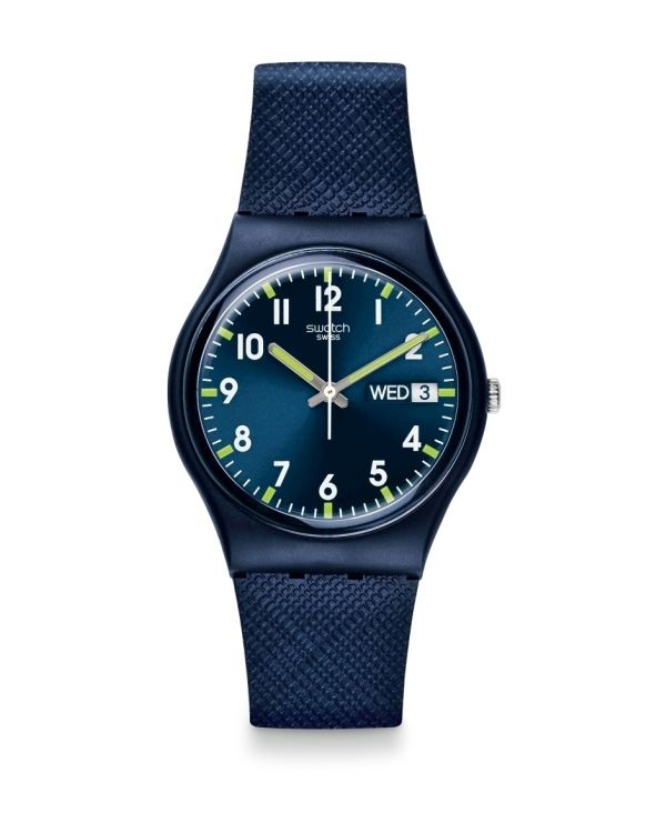 Swatch Analog-Uhr, Swissmade - Original Gent: Sir Blue