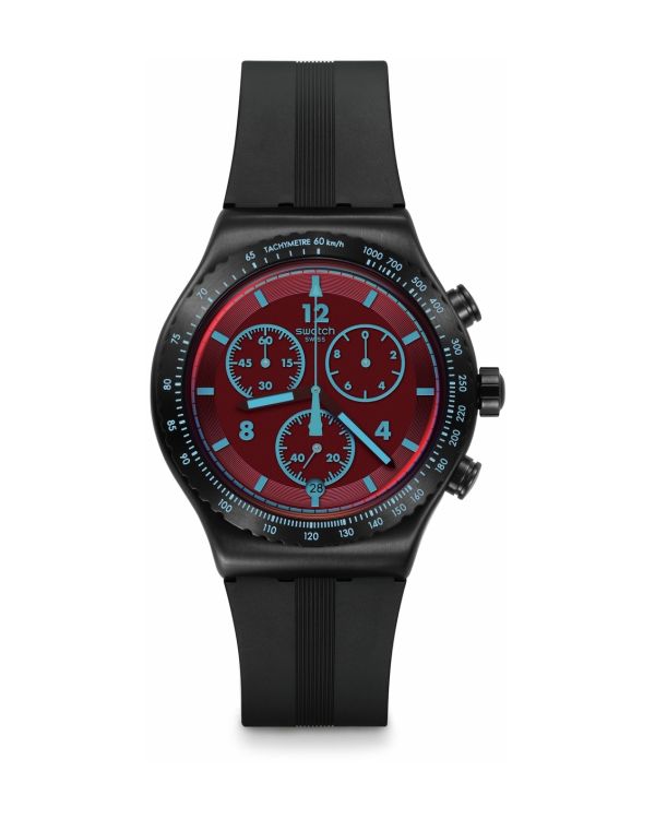 Swatch Chronographe - 2405 SWATCH ESSENTIALS: CRIMSON MYSTIQUE