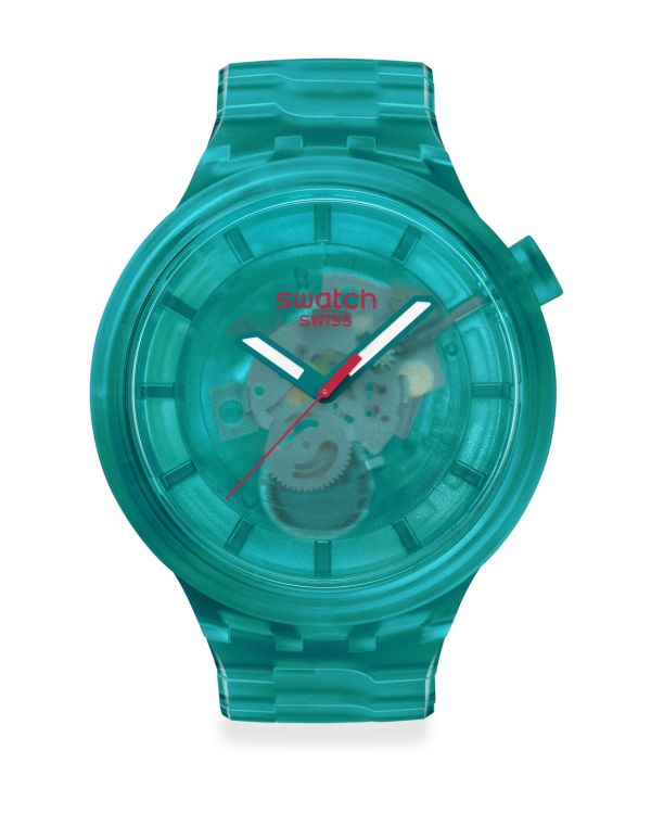 Swatch Analog-Uhr - 2407 COLORS OF JOY : TURQUOISE JOY