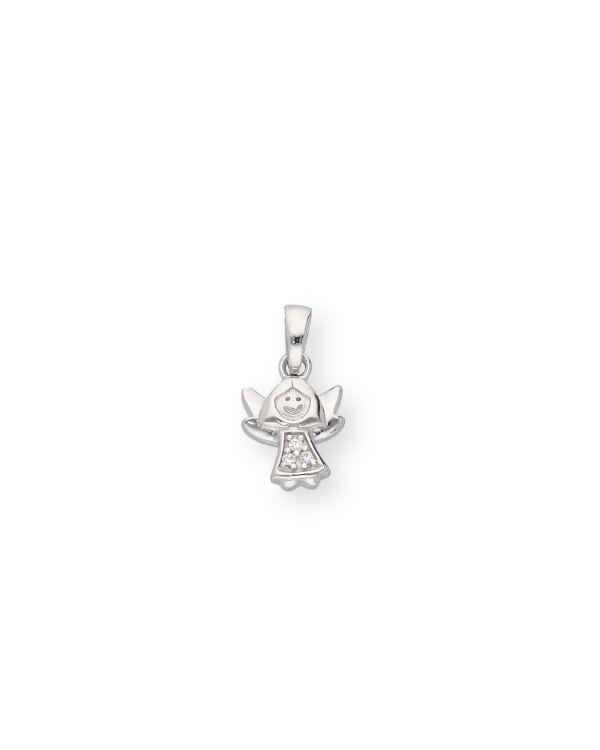 pendentif zirconia or 9 ct - Style de Carat Kids