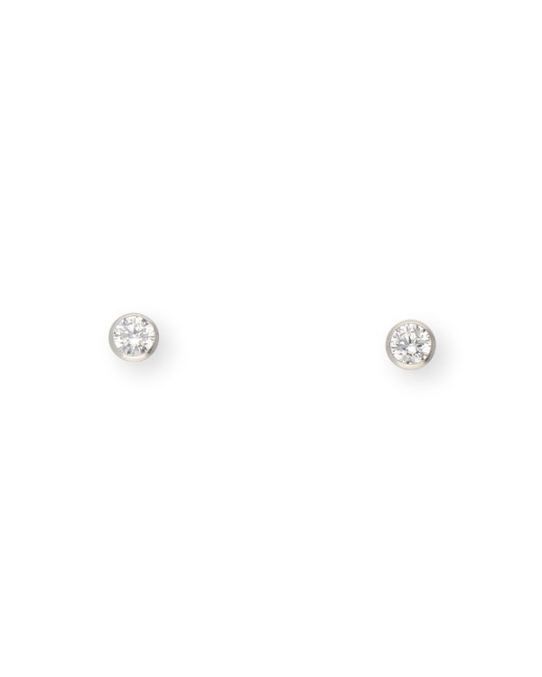 Clous d'oreilles Zirconia Argent 925 - Style de Carat