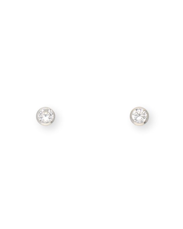 Clous d'oreilles Zirconia Argent 925 - Style de Carat