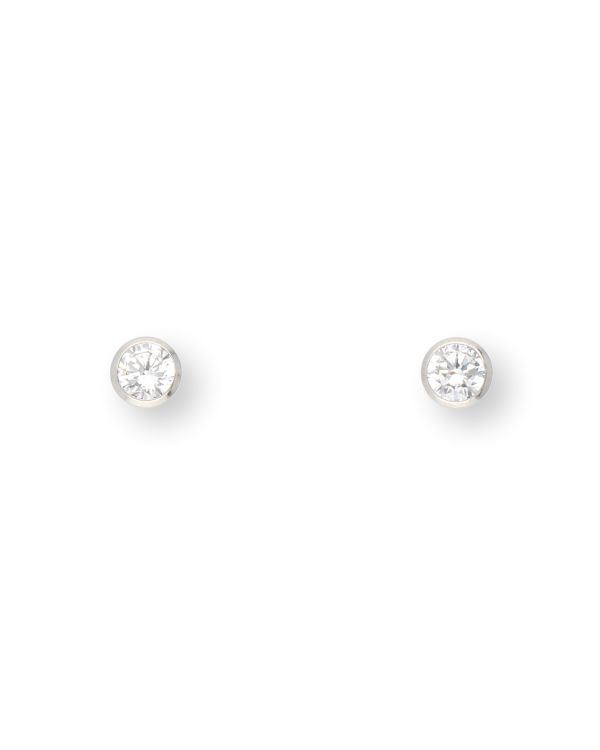 Ohrstecker Silber 925 - Solitaire von Carat