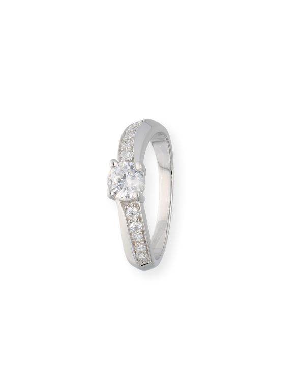 bague zirconia argent 925 - Style de Carat