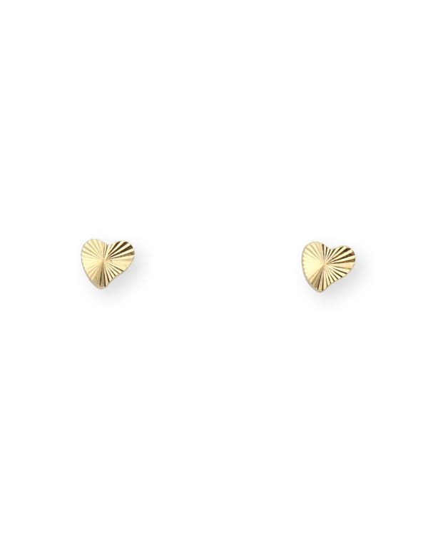 Ohrstecker Gold 18 ct - Hearts von Carat Kids