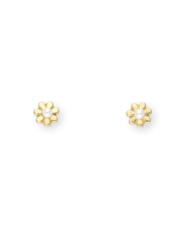 boucles d'oreilles perles or 18 ct - Pearls de Carat Kids