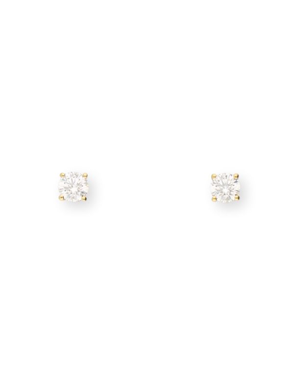 Ohrstecker Diamant 0.40 ct Gold 18 Carat - CLASSIC Diamonds