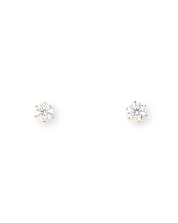 Ohrstecker Diamant 0.40 ct Gold 18 Carat - CLASSIC Diamonds