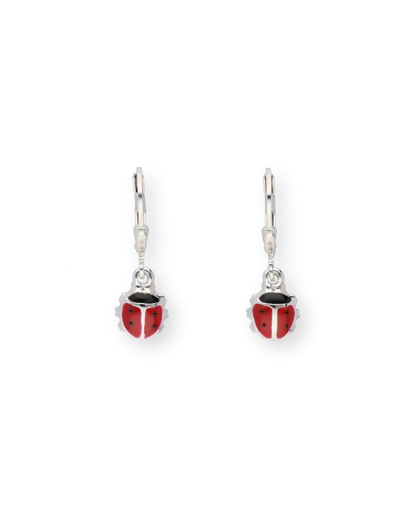 dormeuses émail argent 925 - Motifs de Carat Kids