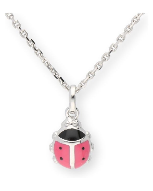 collier émail argent 925 - Motifs de Carat Kids