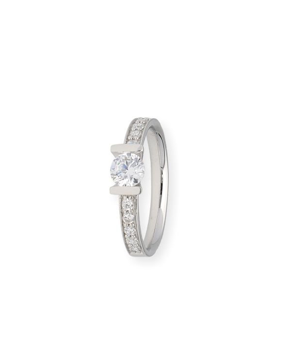 bague zirconia argent 925 - Style de Carat