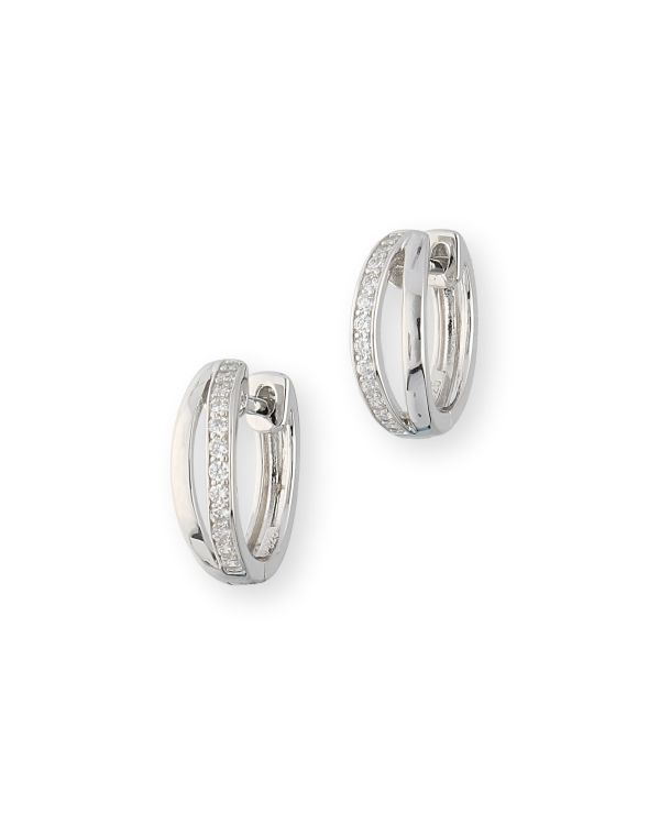 créoles zirconia argent 925 - Style de Carat