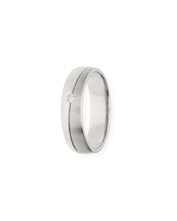 Bague Diamant Palladium 950 - Style de Carat