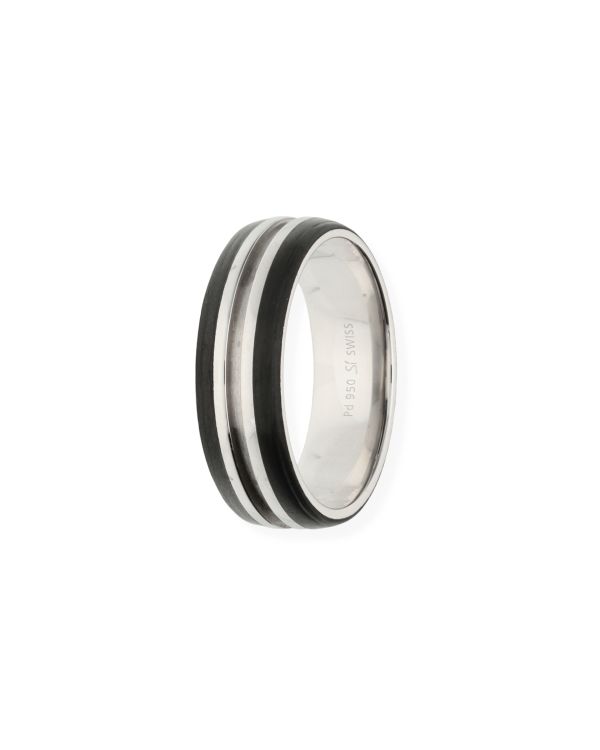 Bague Palladium 950, Carbone - Men's Classic de Carat