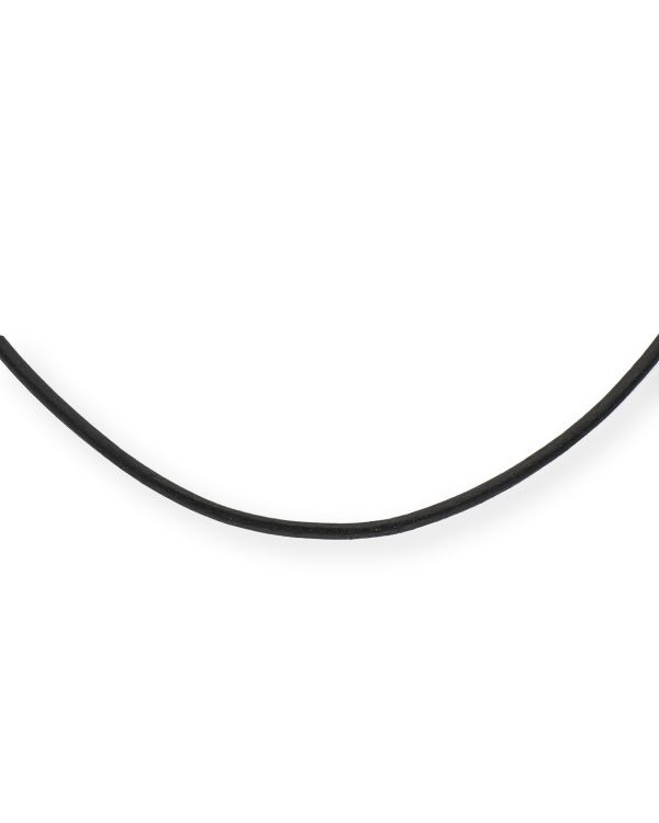 Anhängerkette Leder, Silber 925 - Basic von Carat