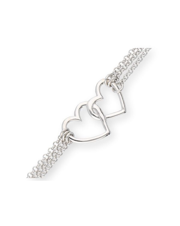 Armband Silber 925 - Hearts von Carat