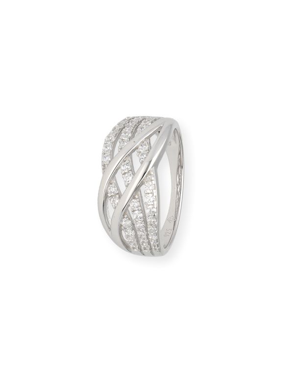 bague zirconia argent 925 - Style de Carat
