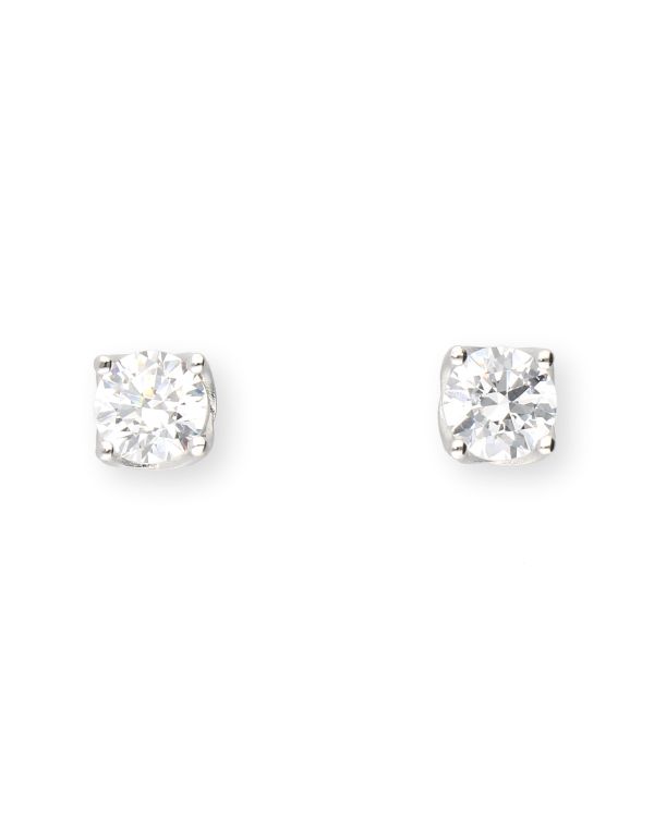 Zirkonia Ohrstecker Silber 925 - Solitaire von Carat