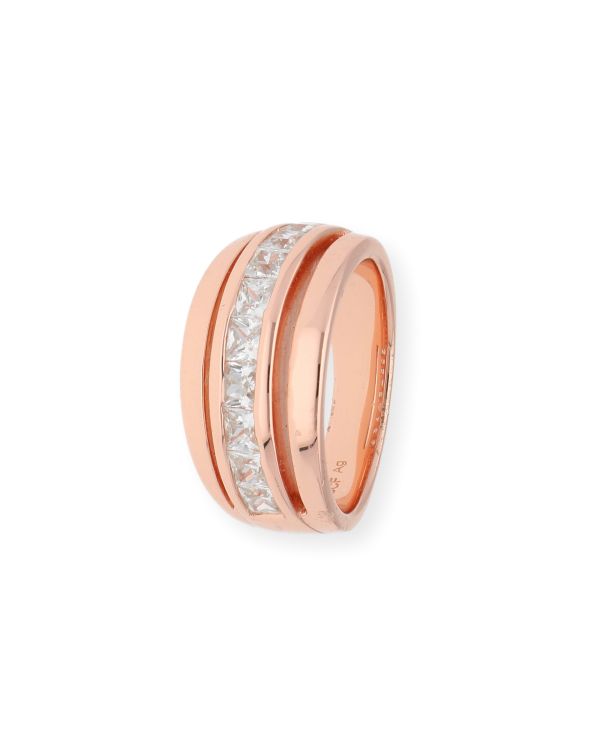 Zirkonia Ring - Vermeilrose von Carat