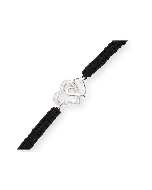 Zirkonia Armband Silber 925 - Hearts von Carat
