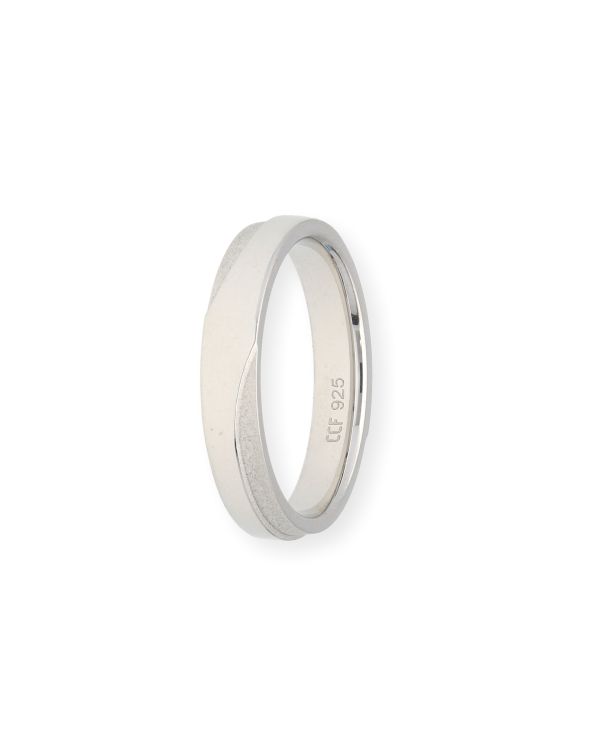 bague partenaire argent 925 - Alliance de Carat Men