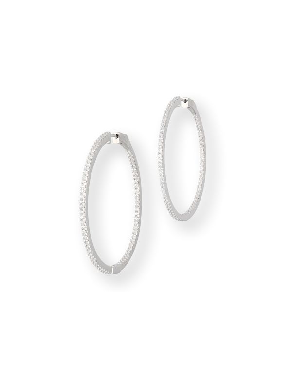 créoles zirconia argent 925 - Style de Carat