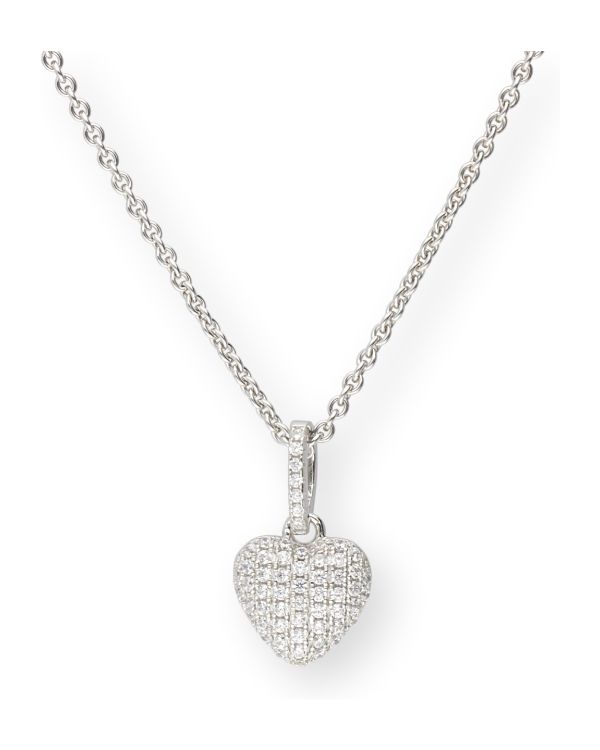 Zirkonia Halskette Silber 925 - Hearts von Carat