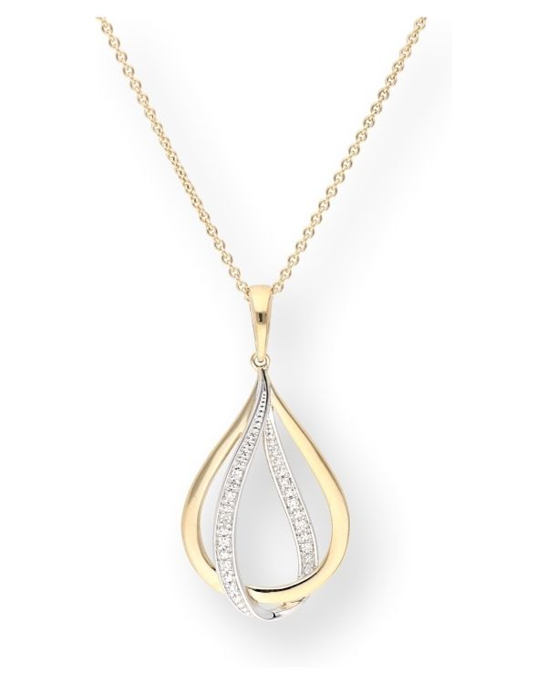 Zirkonia Halskette Gold 18 ct - Style von Carat