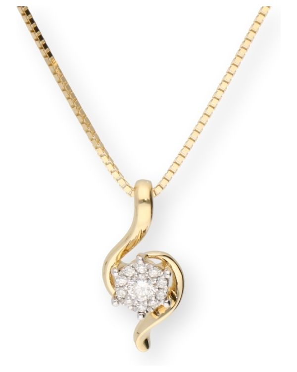 collier diamant or 18 ct - Style de Carat