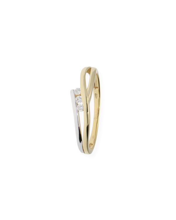 Zirkonia Ring Gold 9 ct - Style von Carat