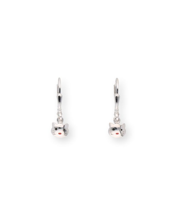 dormeuses émail argent 925 - Motifs de Carat Kids