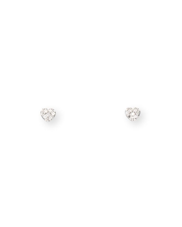 boucles d'oreilles diamant or 18 ct - Hearts de Diamonds by Carat