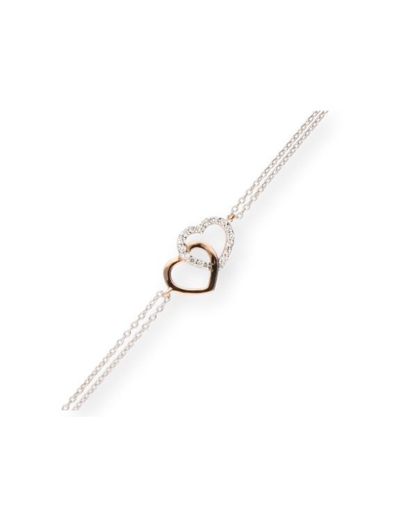 bracelet diamant or 18 ct - Hearts de Carat