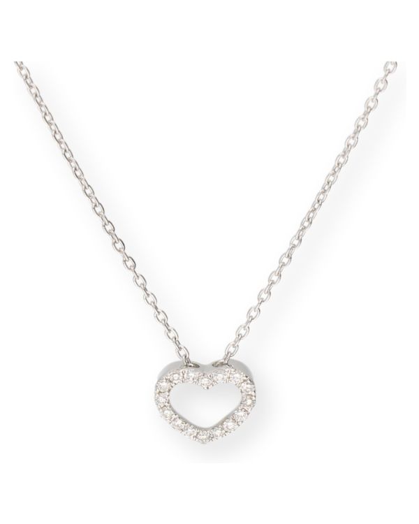 collier diamant or 18 ct - Hearts de Diamonds by Carat