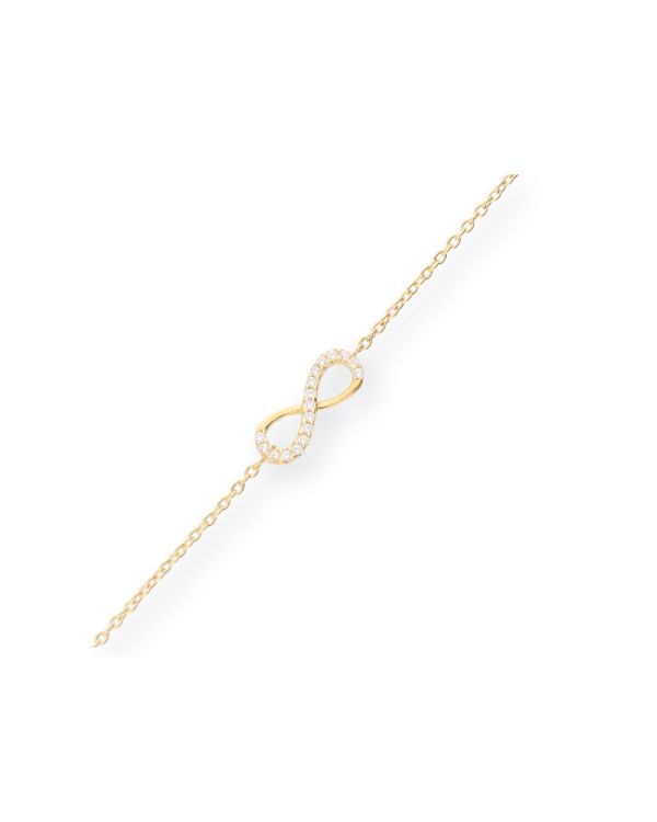 Zirkonia Armband Gold 18 ct - Style von Carat and Friends